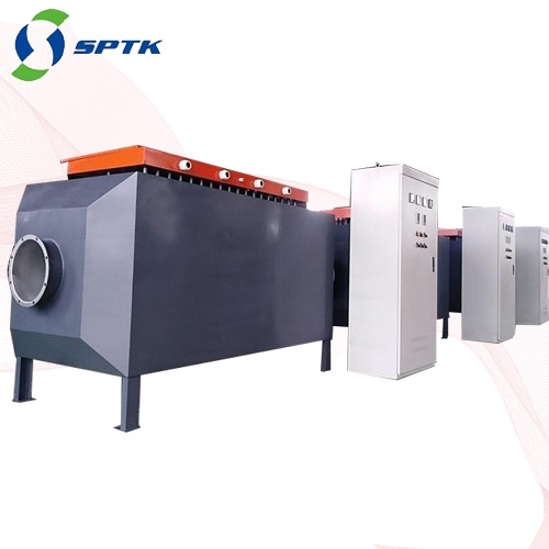  Equipped with control cabinet type air heater